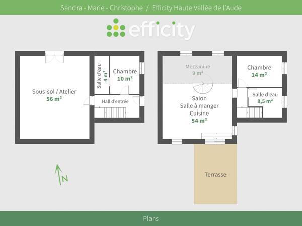Maison 3 pièces - 115 m²
