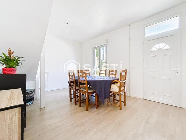 Maison familiale avec 3 chambres, non mitoyenne