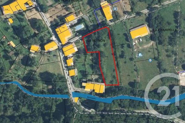 Terrain à vendre  1518 m2 LABASTIDE SUR BESORGUES - 07