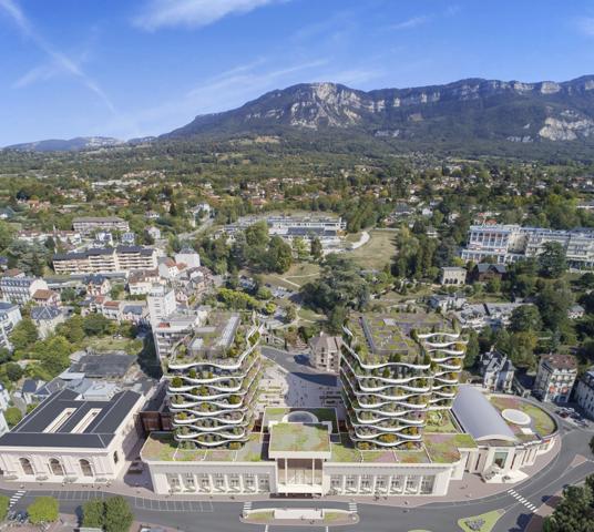 T2 Élégant – 8ᵉ Étage – 40,86 m² + Balcon – Les Nouveaux Thermes, Aix-les-Bains