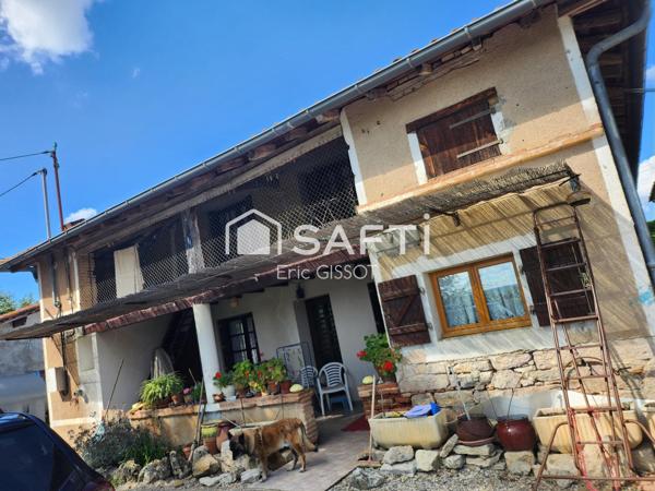 Maison T4 avec dépendances et beau terrain.