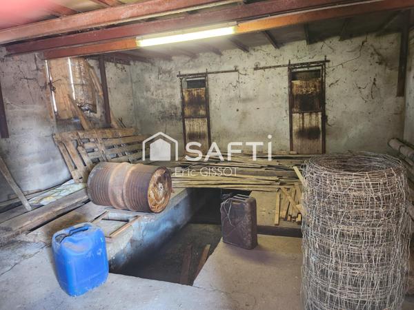 Maison T4 avec dépendances et beau terrain.