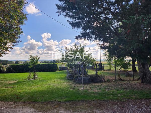 Maison T4 avec dépendances et beau terrain.