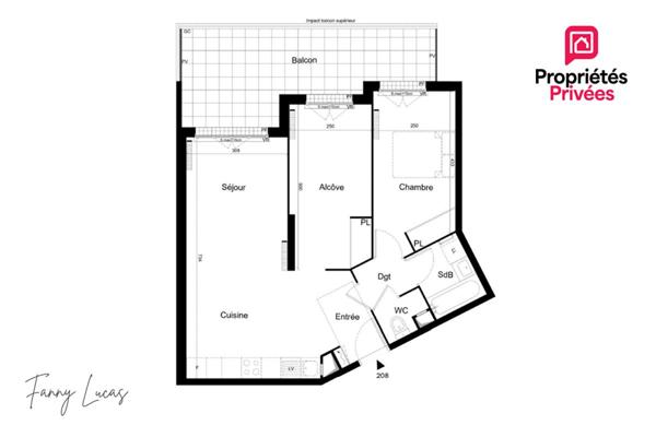 APPARTEMENT MONTLHERY - T2 ALCÔVE DE 60.84 m² AVEC TERRASSE