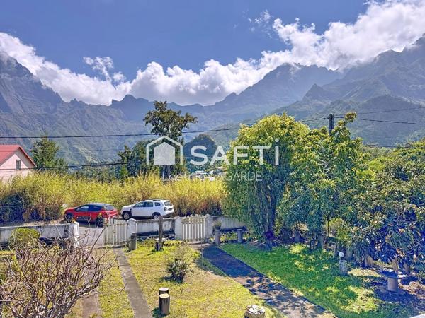 À 2 min du centre de Cilaos, fort potentiel