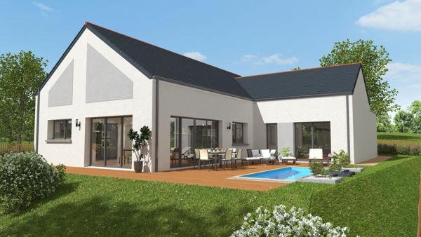 Terrain + Maison à vendre 5 pièces - 127 m²