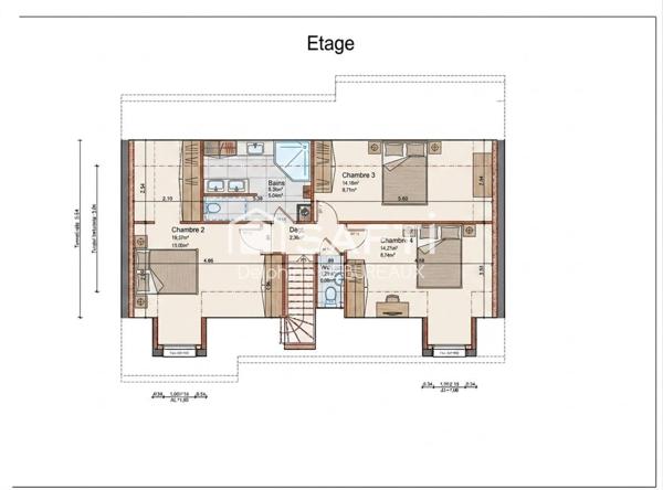 MAISON INDIVIDUELLE NEUVE SEMI PLAIN-PIED – SAULTAIN