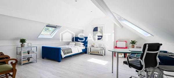 Semi individuel, 168 m² de surface utile, 4 chambres, garage, attelier indépendant