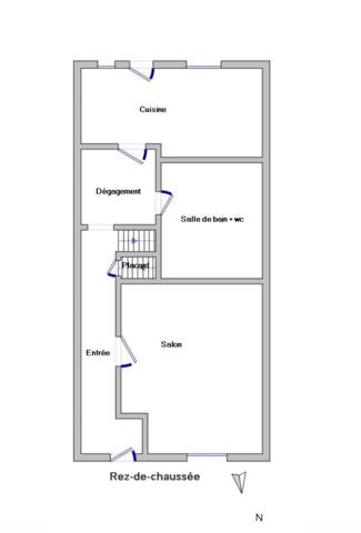 Maison 4 pièces 3 chambres en plein centre ville
