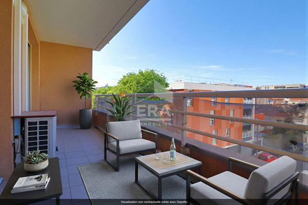 Appartement  A vendre Marseille 13010 - type 3 - secteur Menpenti - terrasse - extérieur