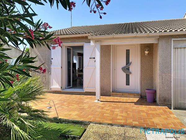 AGDE : Sur une parcelle de 352 m² maison de plain-pied, piscine