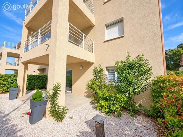 PROCHE DE CERVIONE – CHARMANT T2 MEUBLÉ AVEC JARDIN PRIVATIF ET TERRASSE