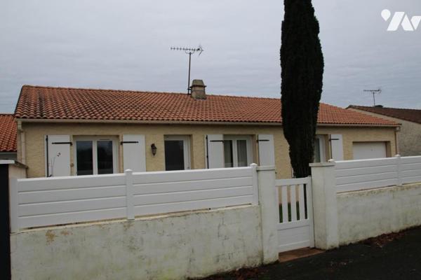 CHAURAY, SECTEUR STADE DE FOOT DANS UN IMPASSE AU CALME, BEAU PAVILLON TYPE 4 PLAIN PIED