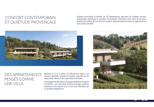 Appartement à vendre 3 pièces 63 m² La Roquette-sur-Siagne