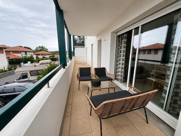 Bayonne Laharie – Appartement T3 avec terrasse de 24 m², garage et cave – Vendu loué