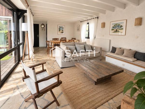 Maison familiale à L’Herbe . Plages à pied . 4 chambres