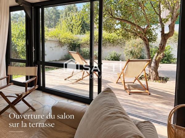 Maison familiale à L’Herbe . Plages à pied . 4 chambres