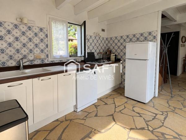 Maison familiale à L’Herbe . Plages à pied . 4 chambres