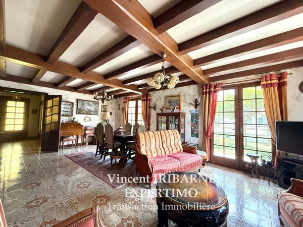 Saujon (17600) Maison 4 chambres, garage et jardin