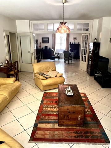 Appartement familial exceptionnel au rez de chaussée avec jardin privatif de 132 m². L'appartement traversant se compose d'une entrée logeable desservant 1 chambre parentale avec salle d'eau, 2 chambres, un double séjour d'environ 47 m² avec loggia.