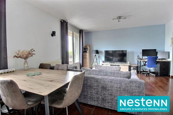 Appartement Decines Charpieu 3 pièces d'environ 56m² au calme avec vue dégagée, pas de travaux à prévoir