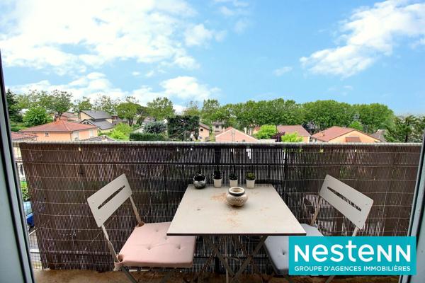 Appartement Decines Charpieu 3 pièces d'environ 56m² au calme avec vue dégagée, pas de travaux à prévoir