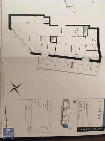 Appartement à louer 2 pièces 44.09m² Dijon (21000)