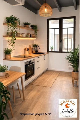 Maison de 75 m² de plain-pied individuelle, 2 chambres, vue sur les Pyrénées, avec très beau terrain 5146 m².