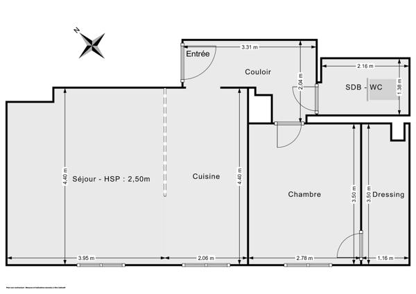 A vendre - Appartement deux pièces avec fort potentiel - rue Marius Ferrero - 74000 ANNECY