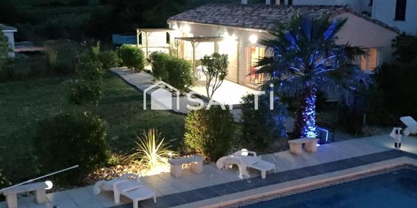 Villa d’environ 140m2 + Maison individuelle composée de 2 appartements , parcelle 1797m2, Vue imprennable