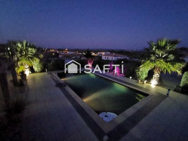 Villa d’environ 140m2 + Maison individuelle composée de 2 appartements , parcelle 1797m2, Vue imprennable