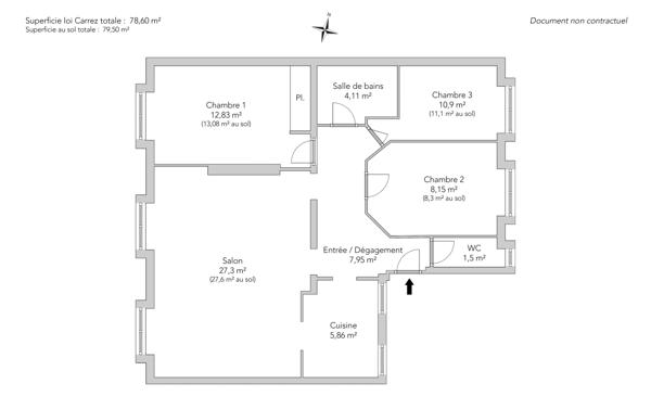 Appartement Paris 7 e - RUE CLER