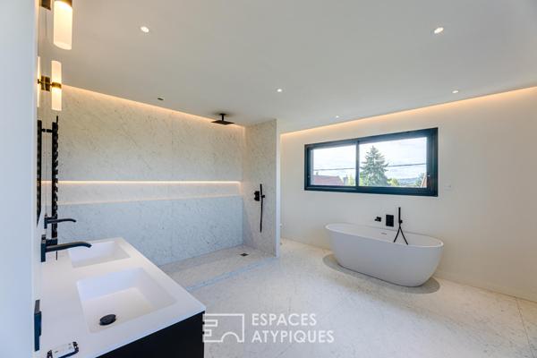 Élégance contemporaine et volumes d’exception à Saint-Leu-la-Forêt