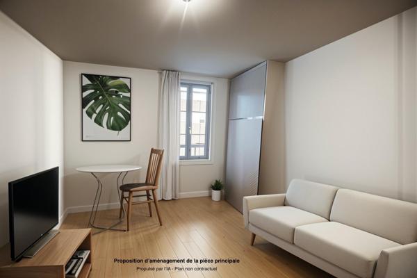 Studio fort potentiel à rénover