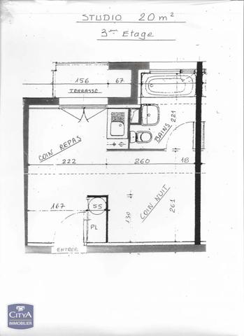 Appartement à vendre 1 pièce 20.21m²