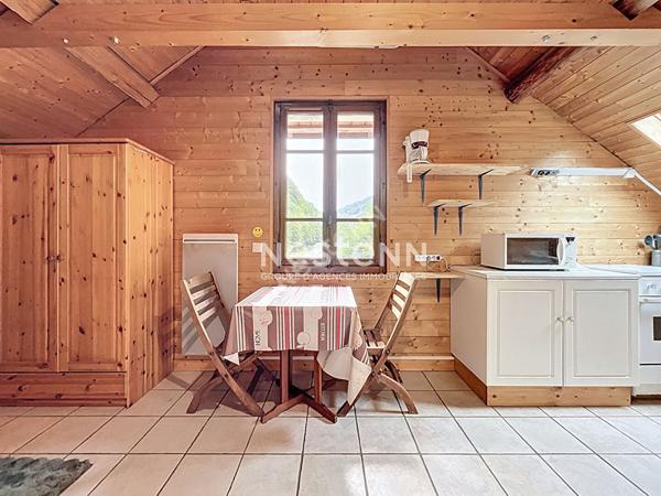 Charmant appartement 1 pièce de 19,47 m² au sol à vendre aux Clefs (74230)