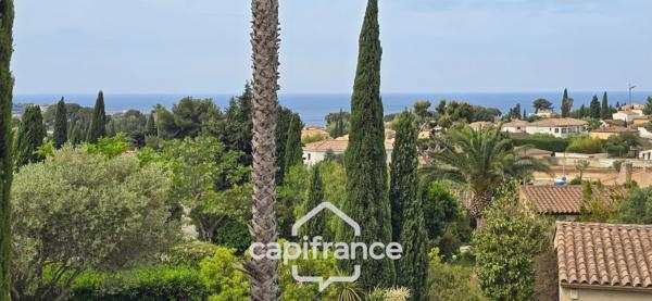 Maison à vendre 4 pièces VUE MER + Garage 55m² + Piscine SANARY SUR MER (83)