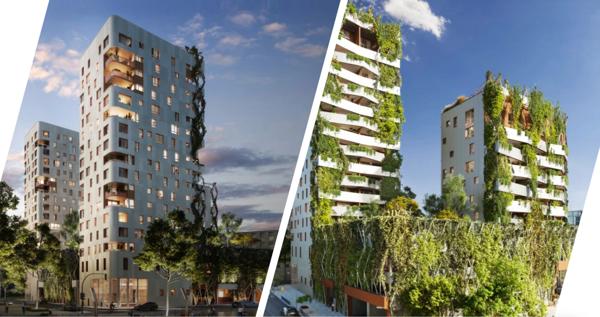 STRASBOURG appartement T4 de 79,9 m² - Terrasse 15 m2