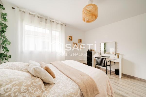 Maison plain-pied de 141 m² , 4 chambres, garage et jardin