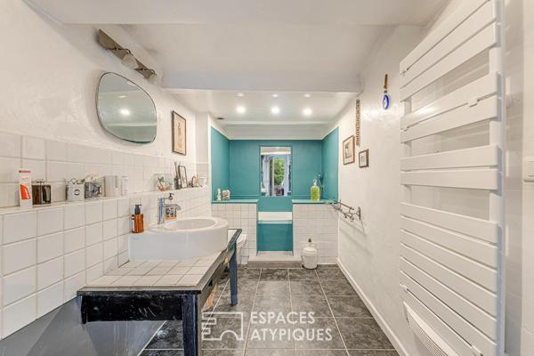 Appartement avec cour intérieure et cabanon