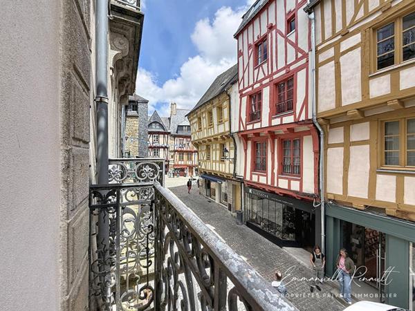 Vannes Intramuros · Appartement de caractère de 72 m² avec vue sur les colombages