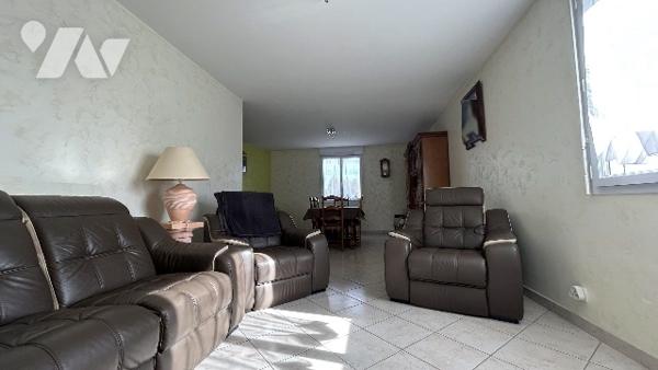 PAVILLON 128m², 3 CHAMBRES, VERANDA, TERRAIN