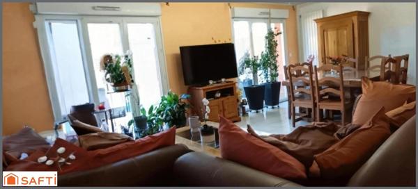 MARLY – MAISON SEMI INDIVIDUELLE 3 CHAMBRES AVEC JARDIN, GARAGE ET TERRASSE SANS VIS-À-VIS