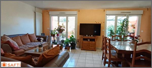 MARLY – MAISON SEMI INDIVIDUELLE 3 CHAMBRES AVEC JARDIN, GARAGE ET TERRASSE SANS VIS-À-VIS