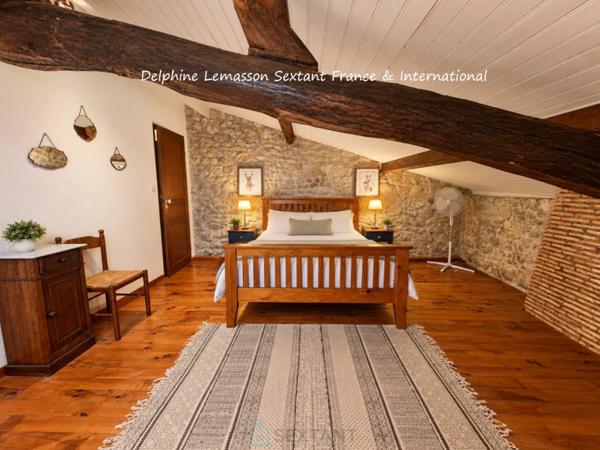 Maison en pierre avec piscine – idéale location saisonnière, proche Duras