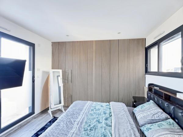 Maison d’architecte contemporaine connectée BBC 188 m² avec prestations d'exception sur parcelle de 750 m² avec piscine