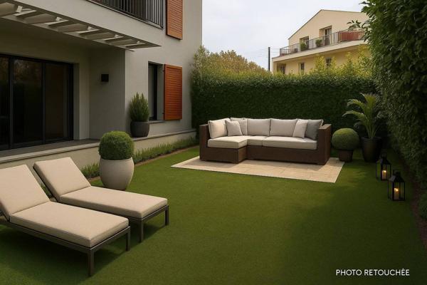 Appartement 2 pièces de 46,94m², extérieur de 60m² + 1 parking