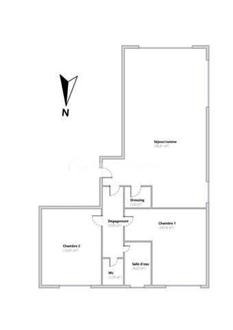 Appartement de 76,08 m²