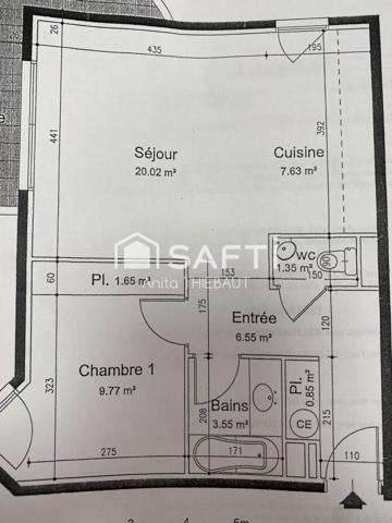 Frejus- Proche du port, appartement 51 m²