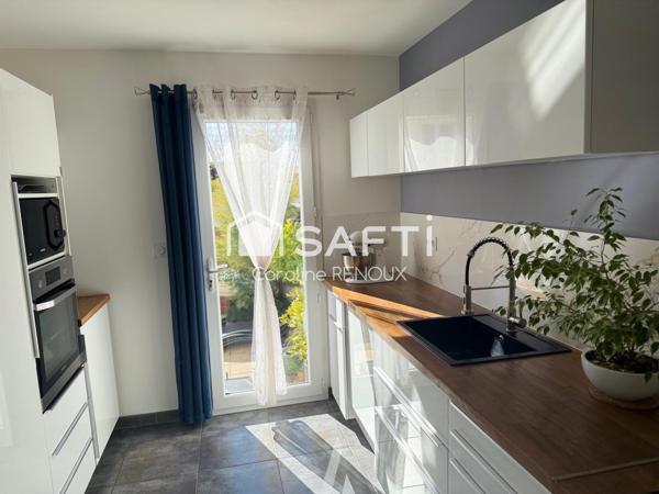 Maison 90 m² – 3 chambres – Piscine – Garage – Exposition plein sud